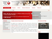 Tablet Screenshot of fundaciogermatomascanet.com